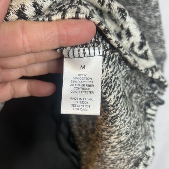 Westport Busy Maximalist Aztec Southwestern Knit Sweater Metallic Size Medium - Picture 7 of 9